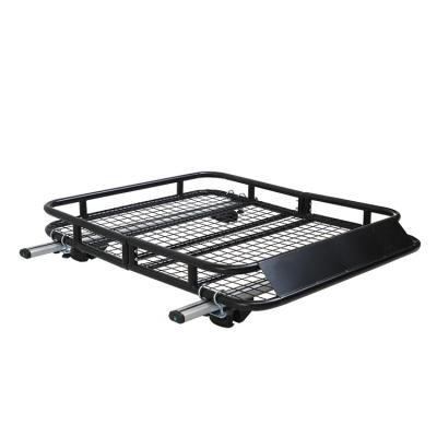 China Durable Universal Steel Car Roof Rack Cargo Carrier Basket for sale