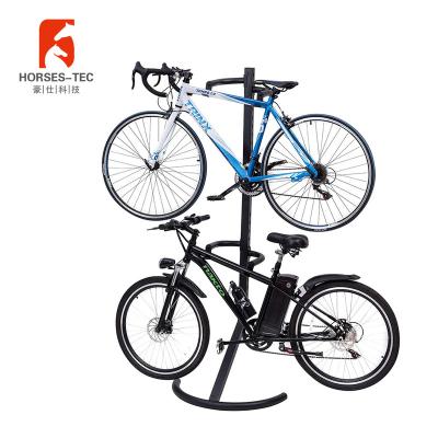 China Steel Folding Bike Rack Bicycle Storage Parking Rack for sale