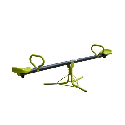 China Outdoor Playground Outdoor Playground Metal Kids Seesaw With Plastic Seat for sale