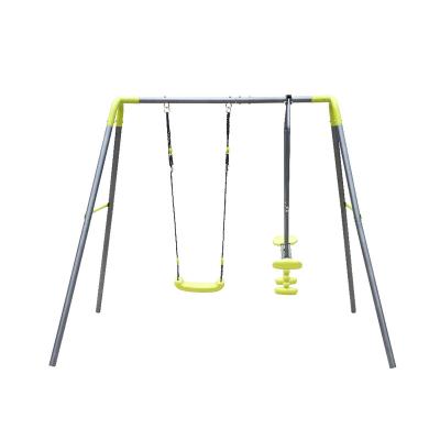 China Outdoor Furniture A-Frame Garden Iron Folding Swing Seat Outdoor Rocker for sale