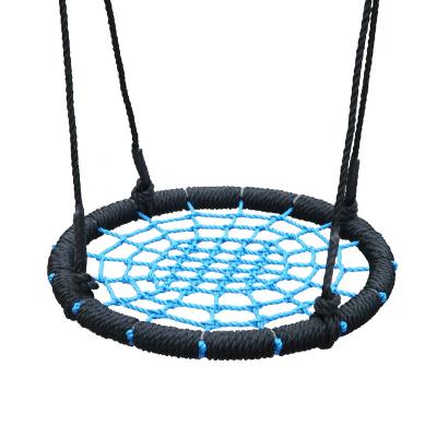 China Outdoor Furniture Kids Round Saucer Kids Net Spider Wedding Tree Swing for sale