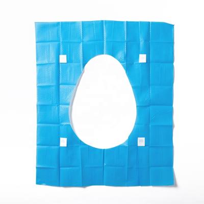 China Disposable Disposable Toilet Pad 10 Pcs Travel Portable Toilet Seat Sticky Mat for sale