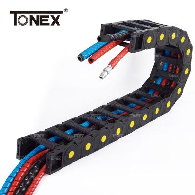 China Excellent protection for Linear Bearings and other EOT Professional Nylon Cable PA66 High Precision Equipment Drag Chain and Indoor Cable E-Chain Hoists Load Carriers for sale