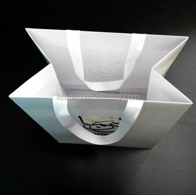 China Recyclable Wholesale Custom Durable Shopping Bag Paper For Stores Used for sale