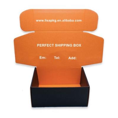 China Flat Pack Custom Printed Corrugated Shipping Box for sale