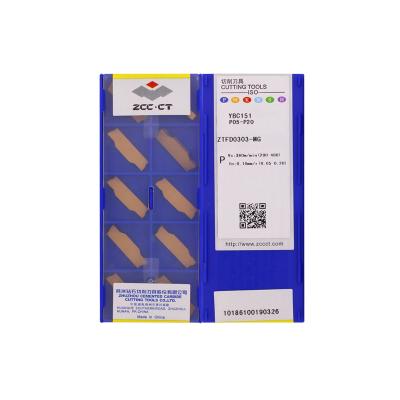 China Median and Grooving Tools ZTFD0303 MG MM YBC151 YBC251 YBG202 YBG205 YBG302 YD101 Spline and Turn ZCCCT Inserts for sale