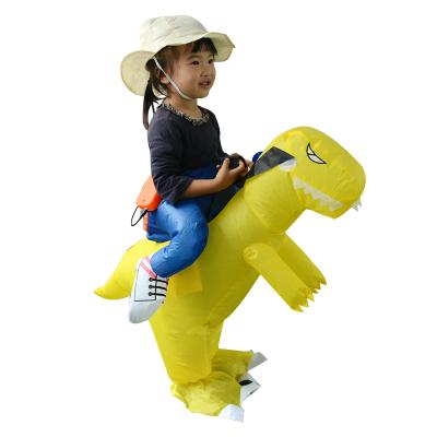 China Party Halloween Carnival Costume 2020 Kids Dress Up Halloween Costume Inflatable Blow Up Dinosaur Costume For Kids for sale