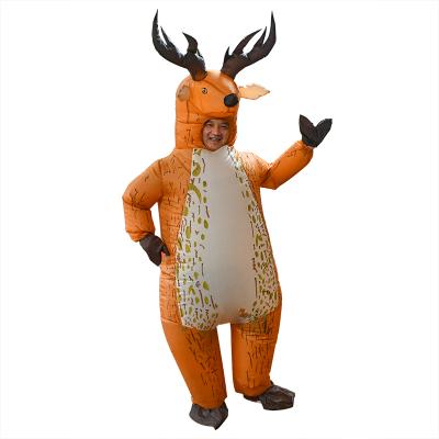 China Party Halloween Carnival Costumes Christmas Party Costume Inflatable Full Body Reindeer Costume Hot Sale For Wholesale for sale