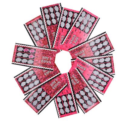 China Bachelor Party Decoration HUAYU Bachelor Party Game Prop Pack of 12 Pcs Bachelor Party Scratch-Off Fun Challenge Hot Selling Cards for sale