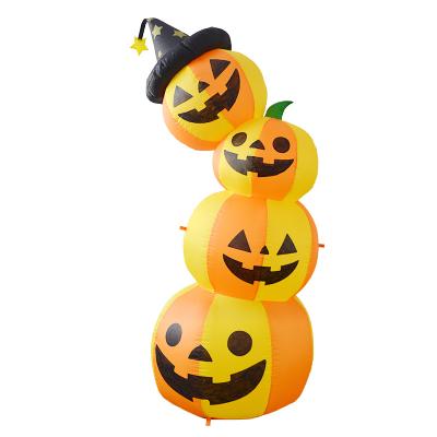 China Durable Giant Decorative Inflatable Halloween Pumpkins Inflatable Arch Mall Hotels Door Ornaments For Advertising for sale