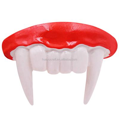 China Halloween Decoration New Arrival Resin Vampire Teeth Vampire Fangs Dentures Cosplay Prop Horror Prop Horror Teeth for sale