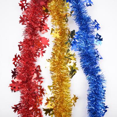 China PVC Shopping Mall Christmas Garland Christmas Decoration Tinsel For Home Decoration for sale