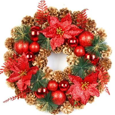 China Wholesale Christmas Deoration Christmas Pine Cone Garland 40Cm Ornament Pendant for sale