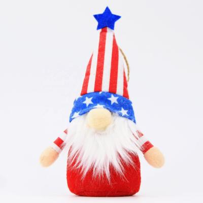 China Cloth+cotton guaranteed quality patriotic gnome Independence Day romper suitable 4th of July price for sale