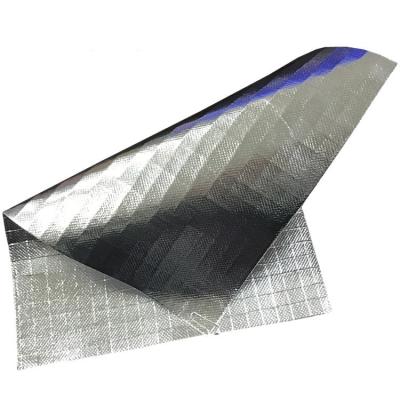 China Modern Double Sided Coil Veneer Heat Insulation Aluminum Foil Checkered Nonwoven Fabric for sale