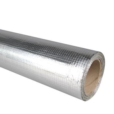 China Modern Reflective Foil Kraft Insulation Materials Kraft Backed Double Sided Aluminum Foil Mesh Cloth for sale