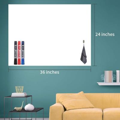 China No Dry Ghosting VCW Refrigerator Whiteboard Film Self-adhesive Sticky Paper Sticker Calendar Magnetic Wallpaper For Fridge for sale