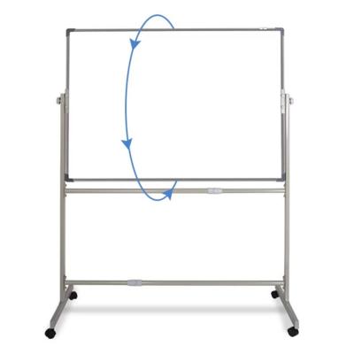 China Alluminium alloy VCW 70x36inch desktop whiteboard mobile stand magnetic whiteboard price with wheels for sale