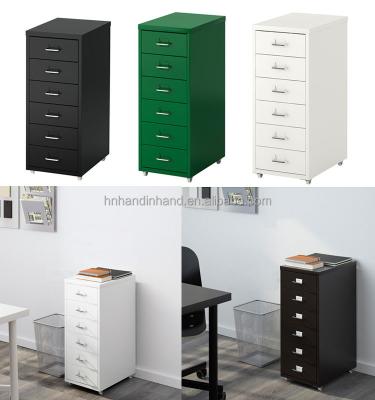 China Filing Cabinet 6 Drawer File Cabinet Helmer Drawer Unit On Casters for sale