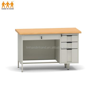 China Modern Office Desks Furniture Pedestal Steel Desk With Drawers for sale