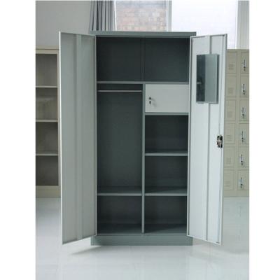 China Filing Cabinet Modern New Design Clothes Wardrobe Locker CDSM PAR Shape Knock Down Construction for sale