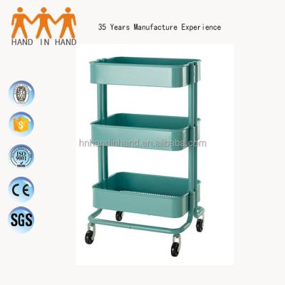 China New Storage Style Hotel Housekeeping Trolley With 4 Trolley Wheel for sale