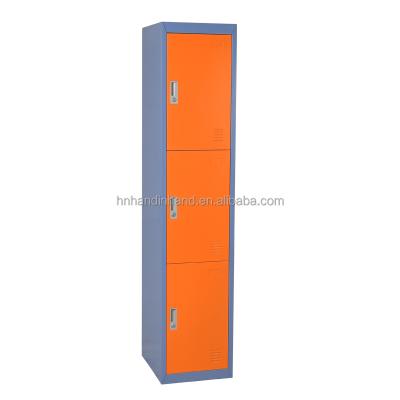 China Steel filing cabinet furniture 3 door cupboard kitchen almirah steel designs for sale