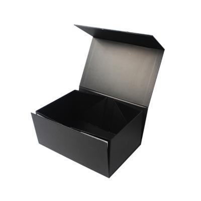 China Recyclable Flip Foldable Gift Garment Shoes Packaging Boxes With Logo Custom Design Luxury Magnetic Matte Shoe Cardboard Box Closure for sale