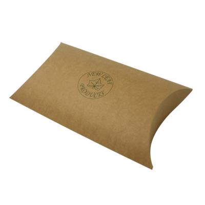 China Recyclable Custom Kraft Paper Pillow Box / Pillow Boxes Custom Printing / Pillow Boxes Wholesale for sale