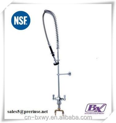 China Kitchen Electric Commercial Single Hole Faucets Professional Deck Mounted Pre Rinse Unit for sale