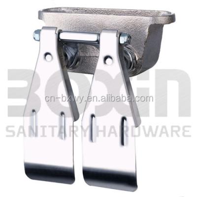 China Thermostatic Faucets Cast Double Foot + Knee Contral Sink Faucet for sale