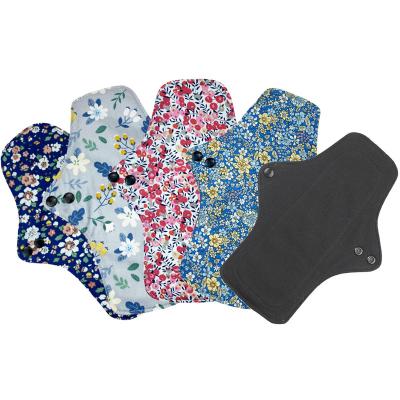 China Feminine Hygiene Menstrual Reusable Pads Sanitary Eco Friendly Bamboo Comfortable for sale