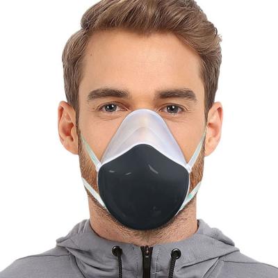 China ABS+Silicone Fashion Party Smart Electric Breathable Face Mask With 2 Gear Turbo Fan Built-in Adults And Children Available for sale