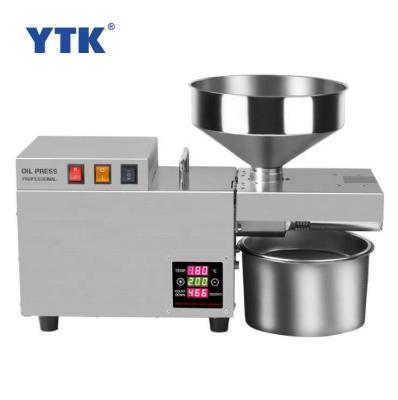 China food & Beverage Plant YTK-S9S Stainless Steel Oil Press Cold Press Extraction High Rate Sunflower Seed Olive Intelligent Temperature Control Panel for sale