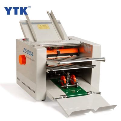 China YTK-ZE-8B/4 Retail A3 A4 Cross Folding Machine Retail High Speed ​​Automatic Paper Feeder With CE for sale