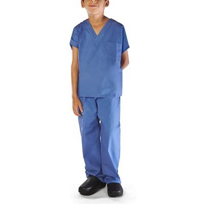 China Hot Selling Comfortable Nursing Scrubs Unisex Hospital Staff Children Scrubs Medical Set Scrubs Uniform For Kids for sale