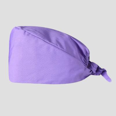 China Wholesale Beautician Comfortable Dust Cap Men Doctor Nurse Hat Female Fashion 2021 Fashion Solid Color Operating Room Hat for sale