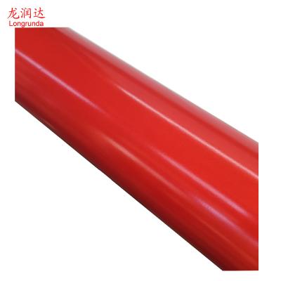 China Popular Moisture Proof 60 Grams High Gloss Solid PANTONE Colors Red Decorative Paper For Wooden Furniture for sale