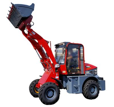 China Farms China Manufacturer 920C 2.0 Ton Hydraulic Mini Front Loader Wheel Loader Farm Loader for sale