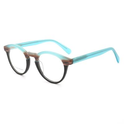 China For Reading Best Selling Fashion Color Cat Eye Amber Mazucchelli Acetate Men Optical Glass Durable Luxury Frame for sale