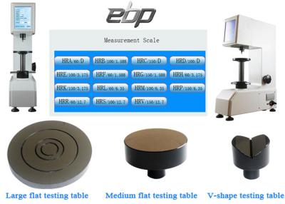 Chine Appareils de contrôle supérieurs de dureté de Digital Rockwell d'instrument d'essai de dureté de Rockwell de banc avec le pénétrateur de Rockwell à vendre