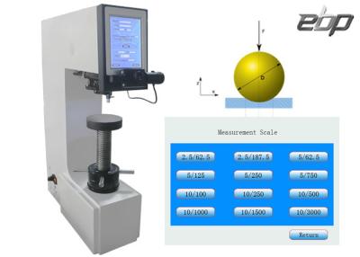 China Mantenimiento fácil de dureza de Digitaces de la prueba del equipo del almacenamiento automático Brinell del diseño modular en venta