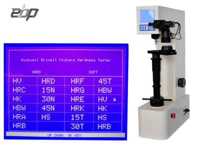 China 400mm Height Steel Hardness Testing Equipment With Large LCD Screen / Printer for sale