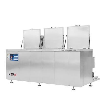 China Multistage semi-automatic ultrasonic cleaning line for parts cleaning degreasing zu verkaufen