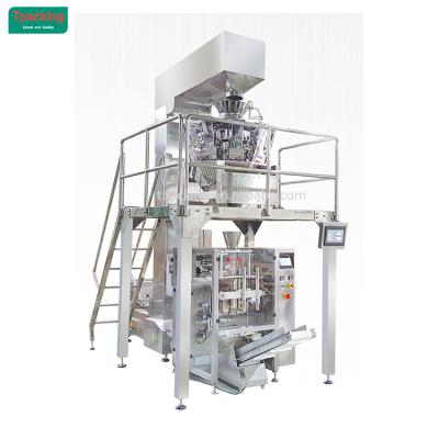 China Automatic Food Snack Food Packaging Machines Bean Grain Nut Food Weighing Packing Machine For Small Business for sale