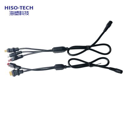 China HISO New Energy Storage Accessories Portable Wire Assembly With Y Connector For Portable Power Fast Charging for sale