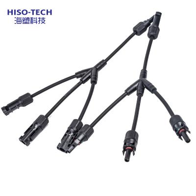 China HISO New Energy Storage Accessories Portable Wire Assembly With Y Connector For Portable Energy Storage for sale