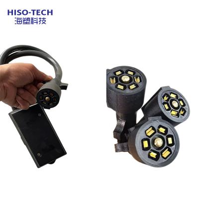 China Automobile Hiso 7Pins Trailer Wire Assembly With Motor Junction Box For Trunk Use for sale