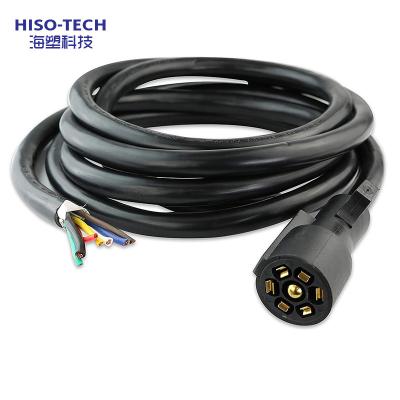 China Automobile Hiso 7Pins Trailer Wire Assembly With Larger Current Connector For Trunk Use for sale