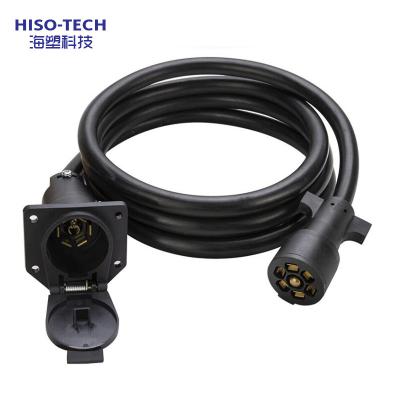 China Automobile Hiso 7Pins Trailer Wire Assembly With Fuse Box Assembly For Trunk Use for sale